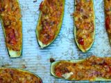 Almost-Guatemalan Stuffed Squash