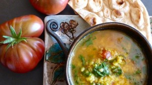 Dal with tomatoes