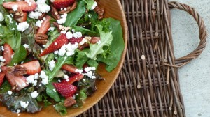 Strawberry and Arugula Salad with Feta