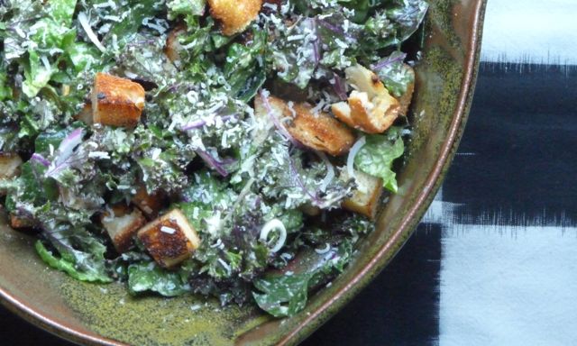 Kale Caesar Salad