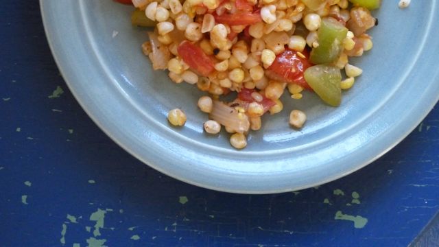 Mexican corn saute