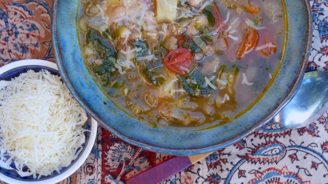 Escarole Soup with White Beans