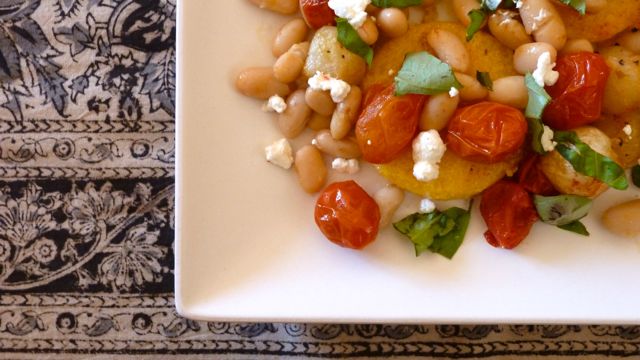 roasted tomatoes and onions